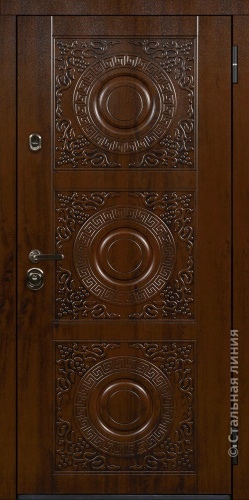 Дверь Верона цвет дуб золотистый/белый 860х2050 мм
