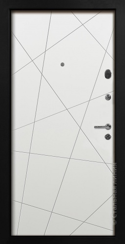 Дверь Некст-М цвет черный/шагрень антрацит 860х2050 мм фото 2