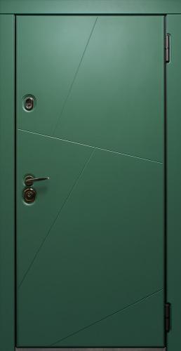 Дверь Верде цвет зеленый турмалин/капучино 860х2060 мм